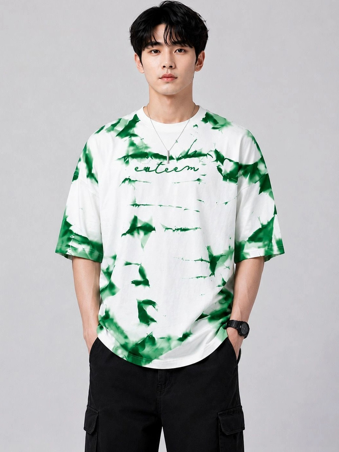 DRVP Men Tie and Dye Dyed T-shirt
