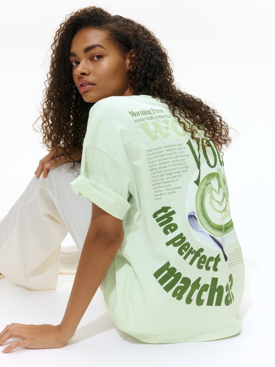 H&M Oversized Printed T-Shirt