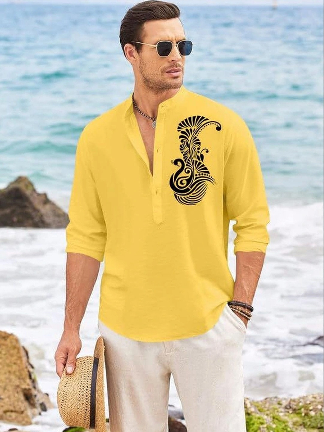 FINIVO FASHION Men Comfort Printed Casual Shirt
