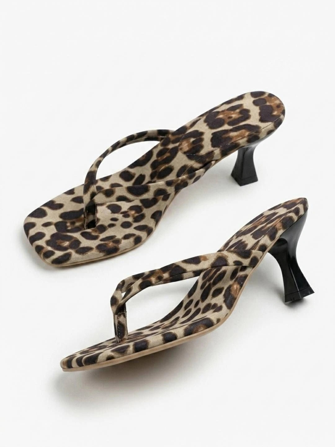 Baespice Printed Party Kitten Mules