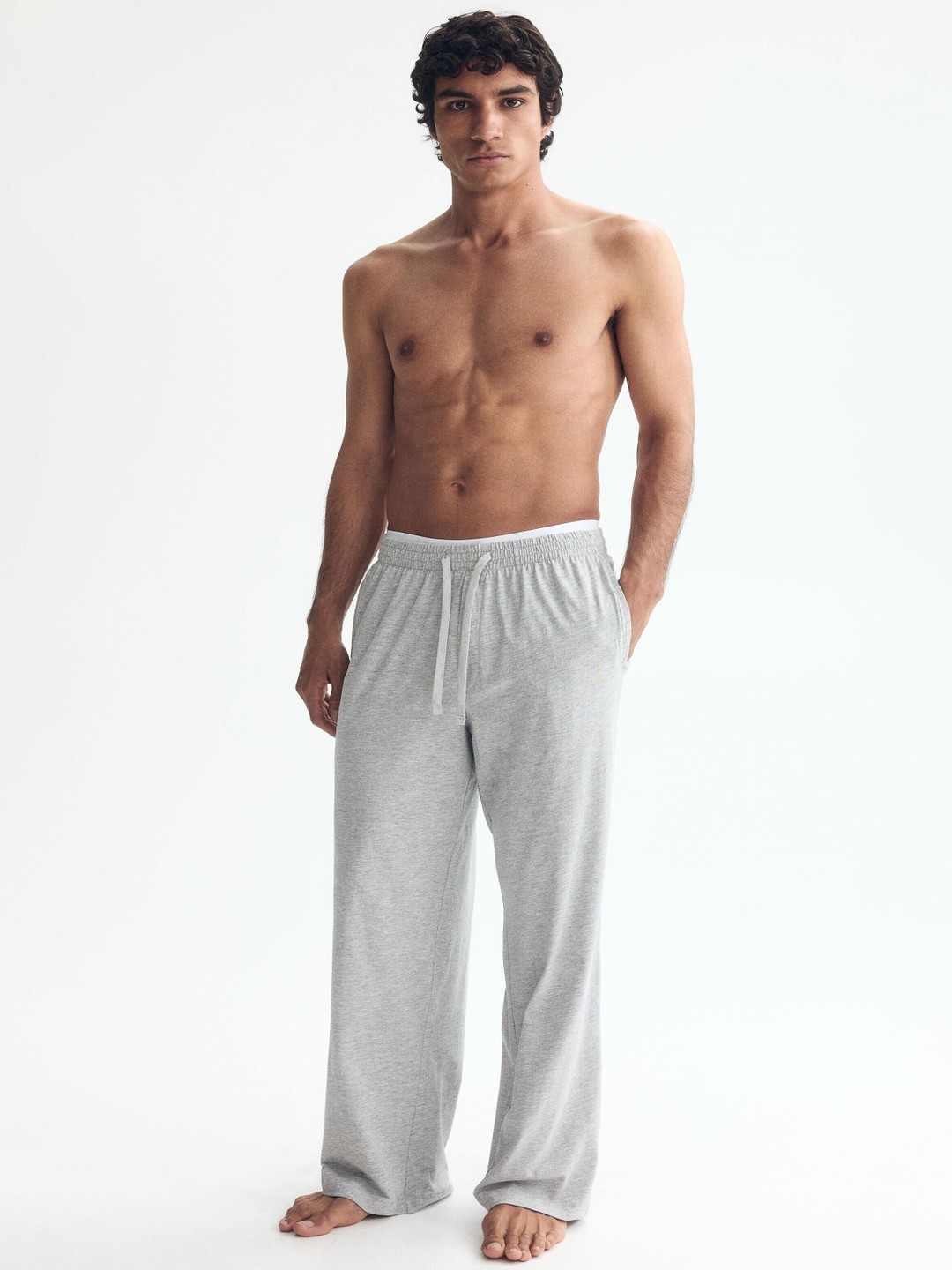 H&M Relaxed Fit Jersey Trousers - Image 1