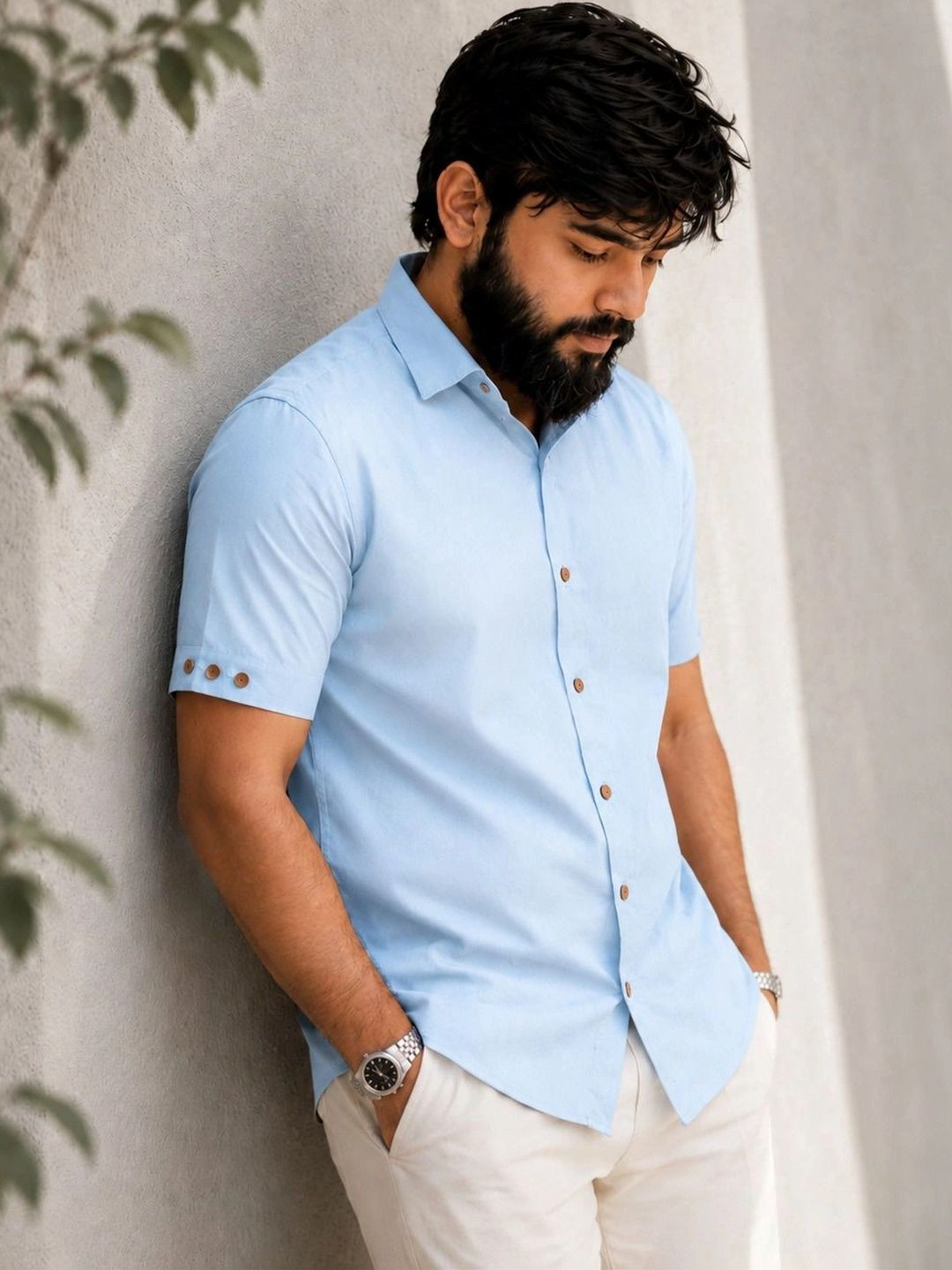 IRSIA Men Relaxed Casual Shirt