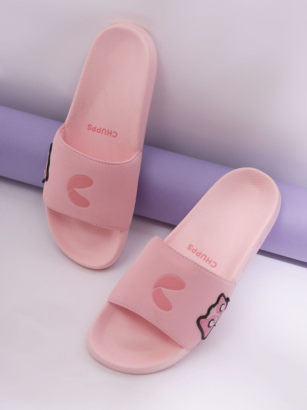 CHUPPS Women Pink Neko Orthopedic Sliders