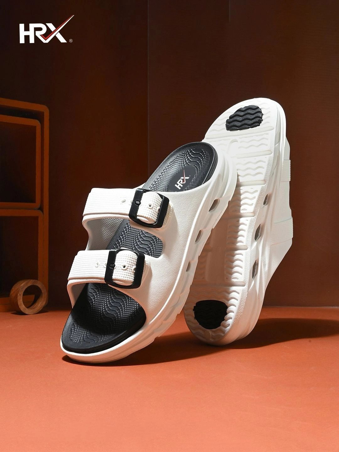 HRX by Hrithik Roshan Men Comfort Sandals With Buckle
