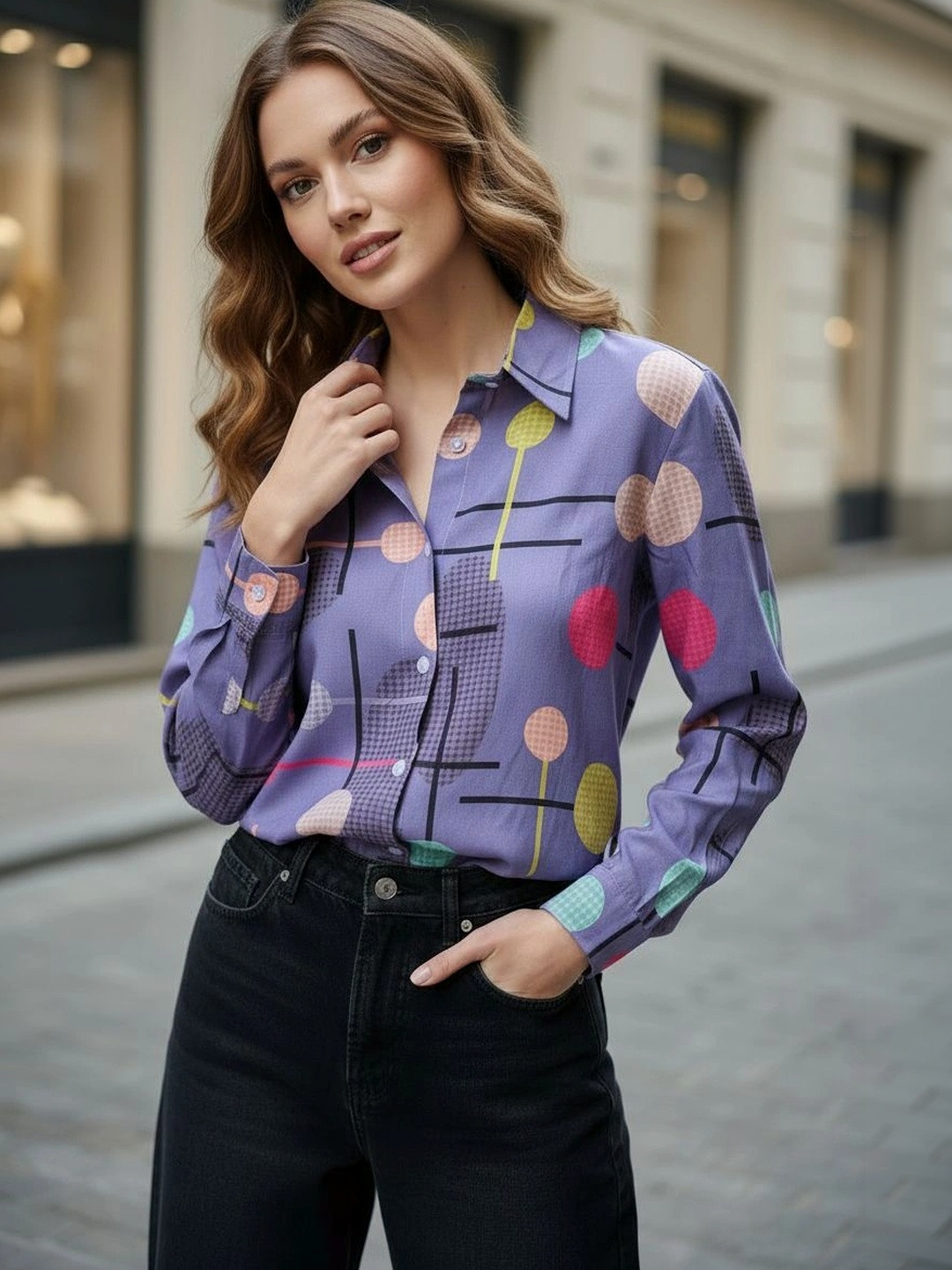 Roadster Women Standard Printed Casual Shirt