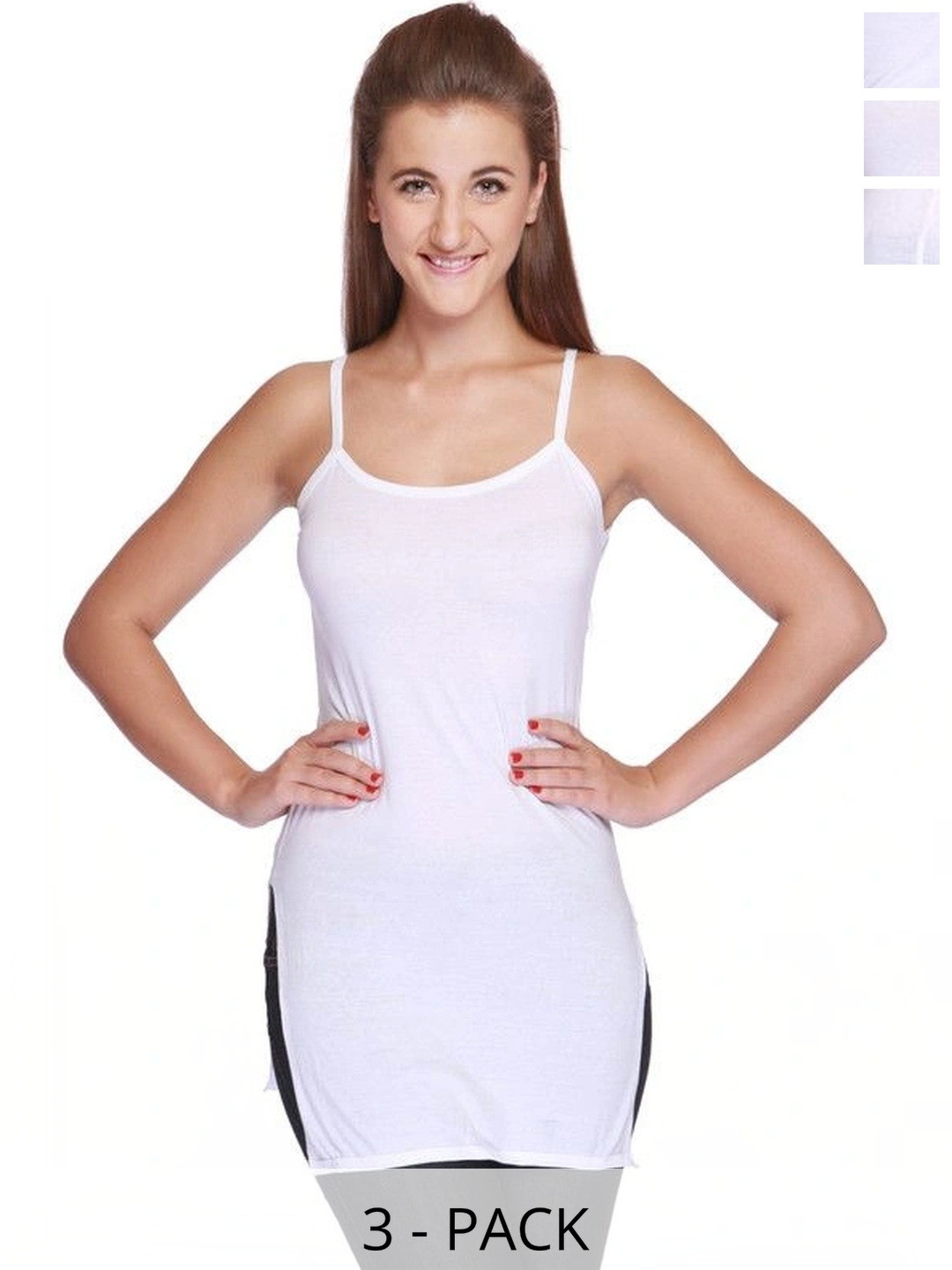 Wako Pack Of 3 Non Padded Camisoles
