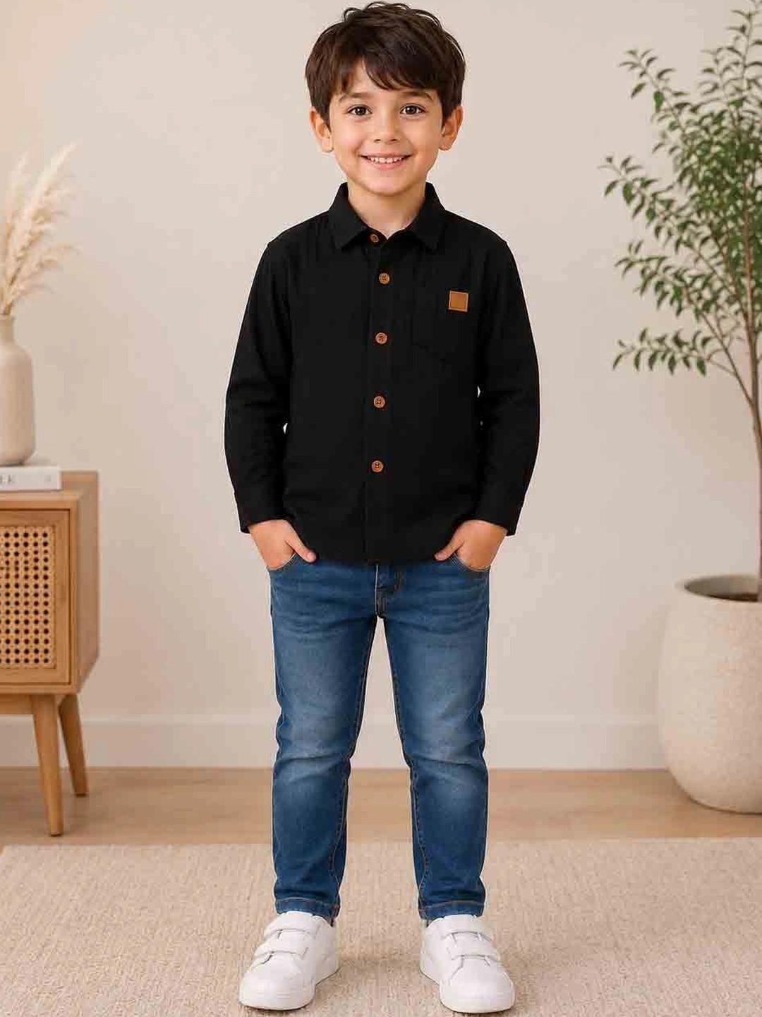 Parasense Boys Relaxed Casual Shirt