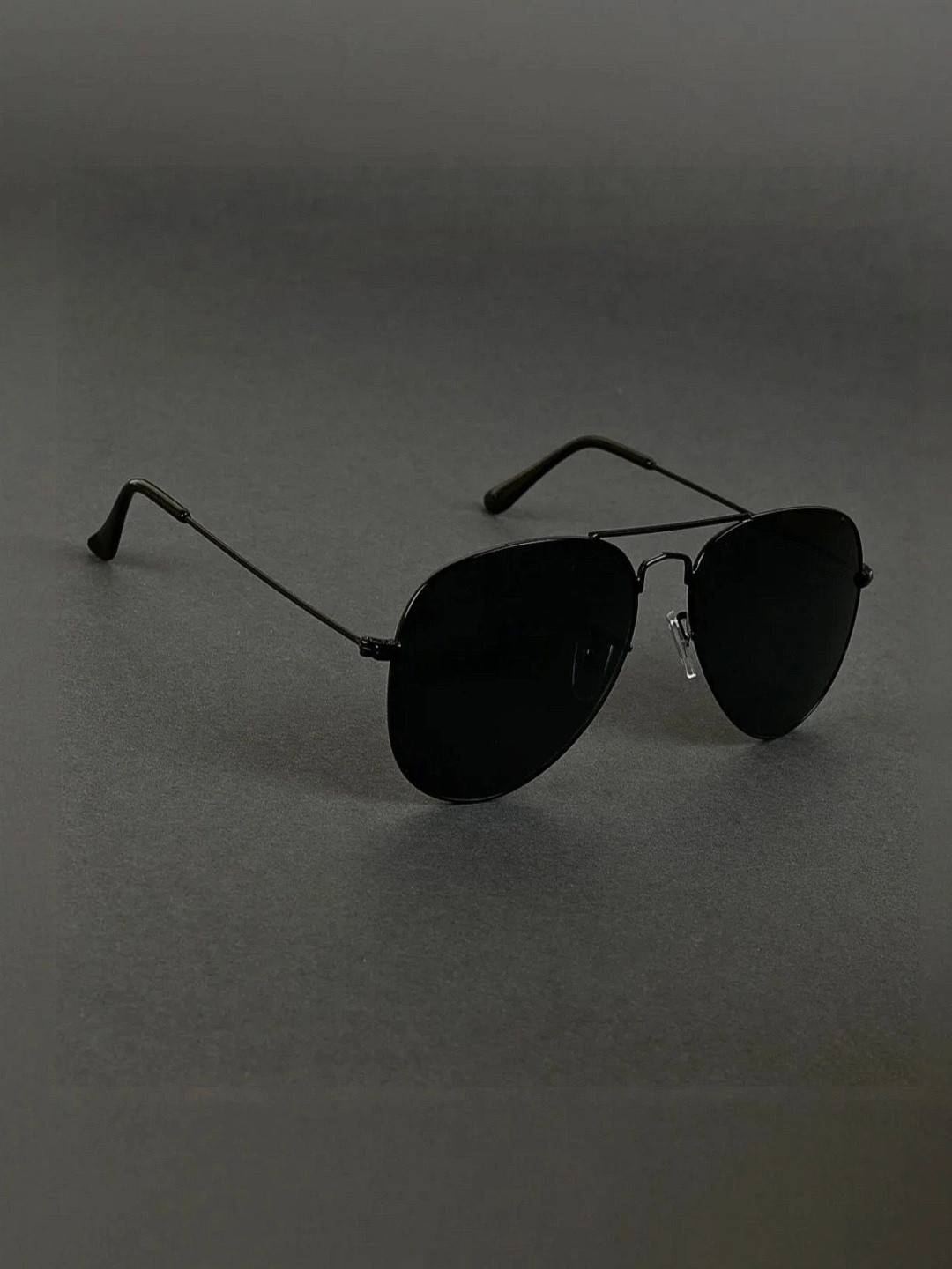 IFLASH Unisex Full Rim UV Protected Aviator Sunglasses AVIAT GLASS FUL BLACK