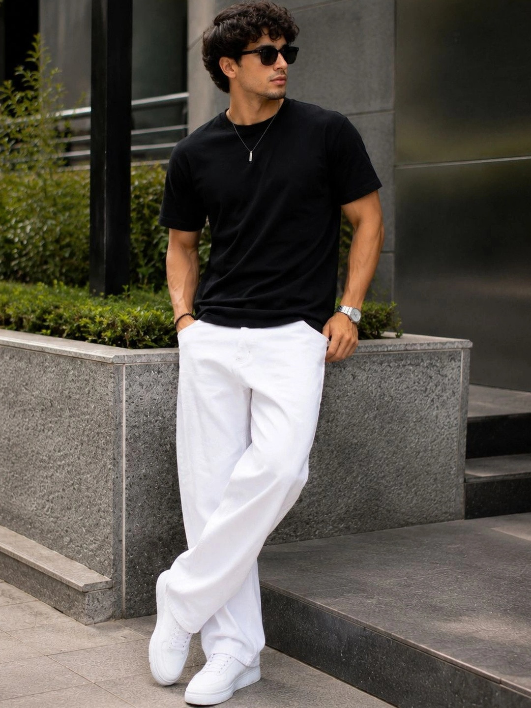 GARTEEN Men Classic Straight Fit Mid-Rise Stretchable Jeans