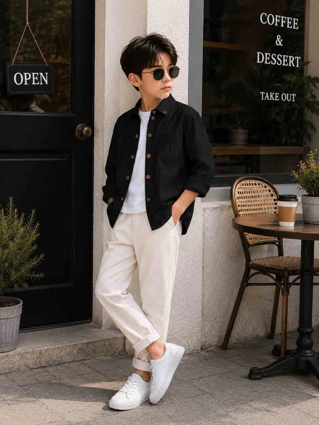 Parasense Boys Relaxed Casual Shirt