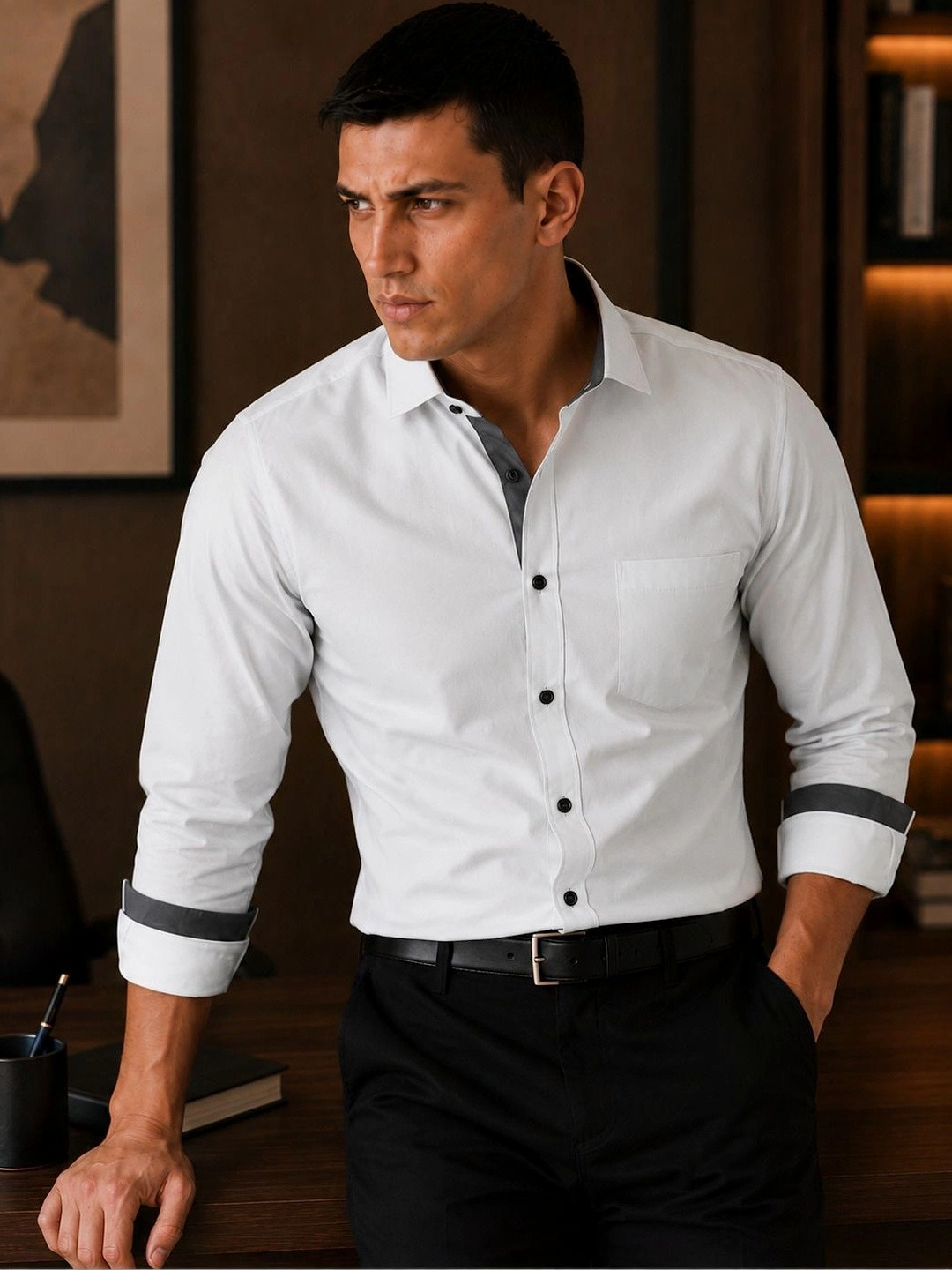 AGNIVAR COLLECTION Men Comfort Formal Shirt