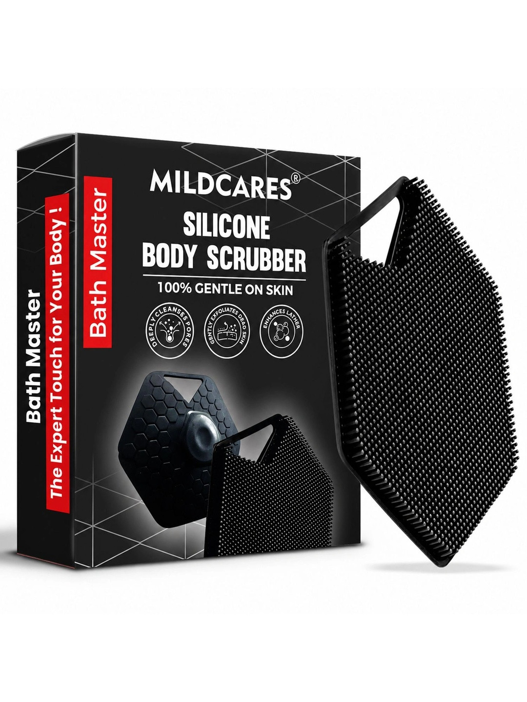 MILDCARES Deep Cleansing Silicon Body Scrubber