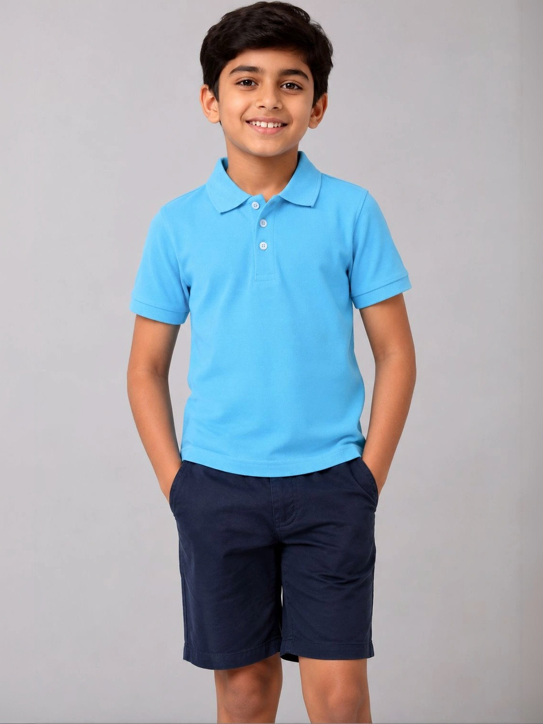 Dechado Boys Polo Collar T-shirt