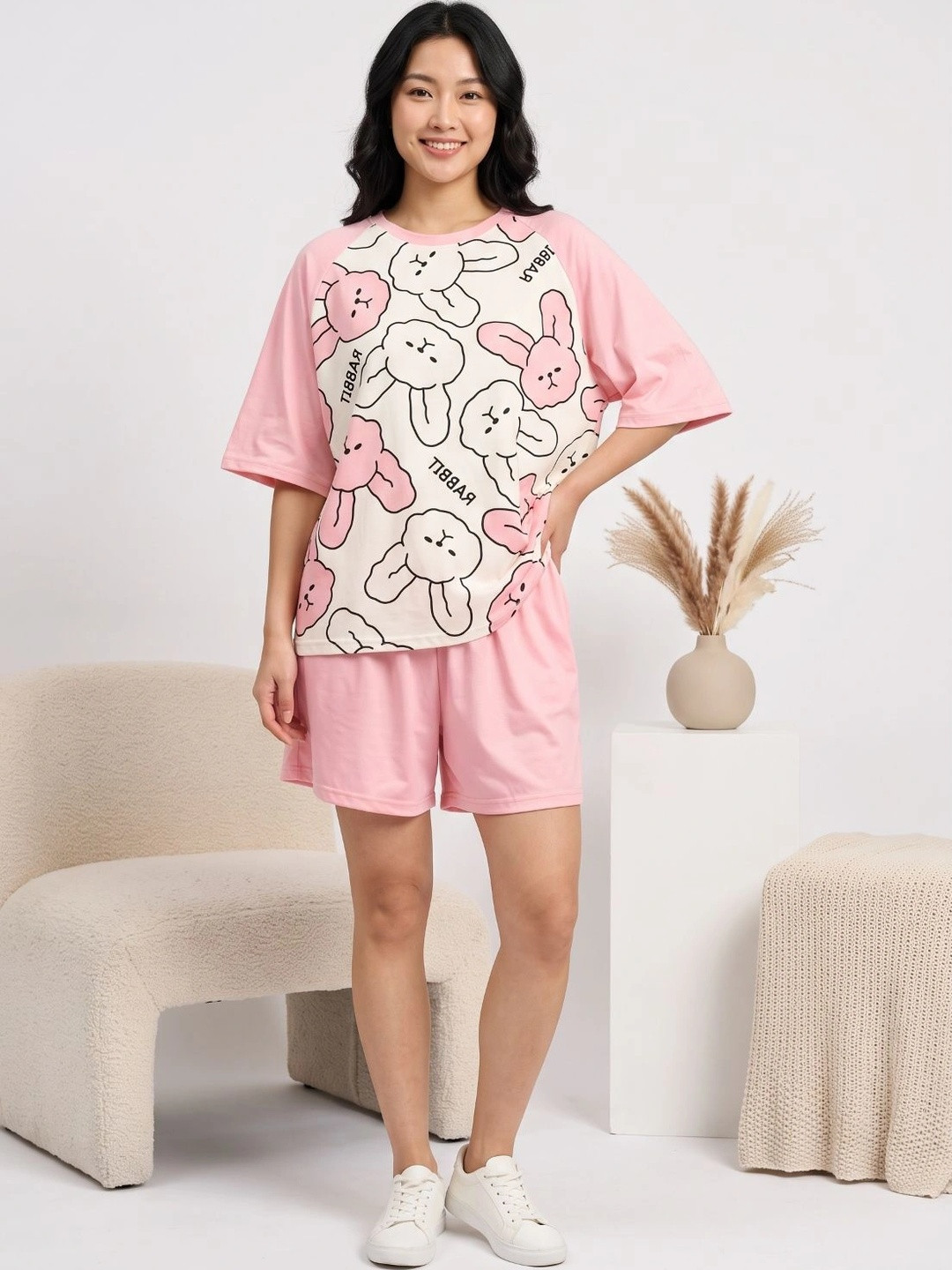 Stem Rope Women Printed Night suit