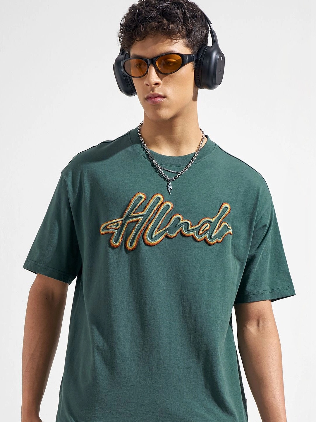HIGHLANDER Men Drop-Shoulder Sleeves T-shirt