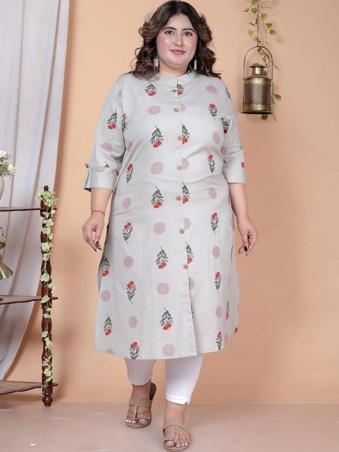 Sztori Women Floral Printed Kurta