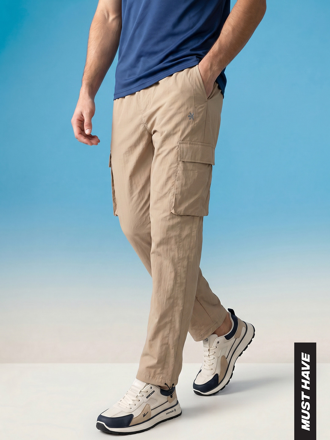 HRX by Hrithik Roshan Men Cargo Style CORE Lifestyle Track Pants