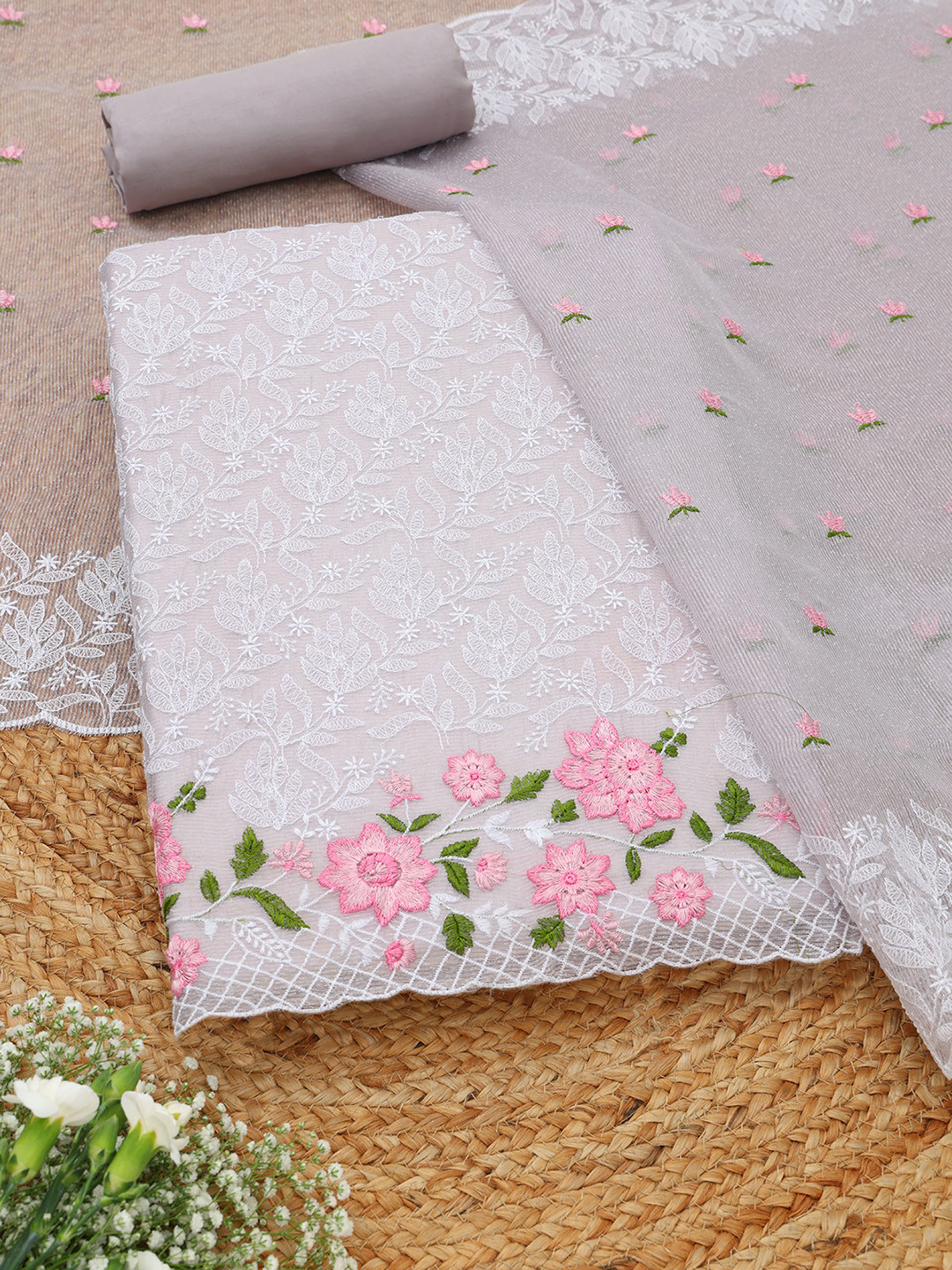 Soch Printed Unstitched Dress Material