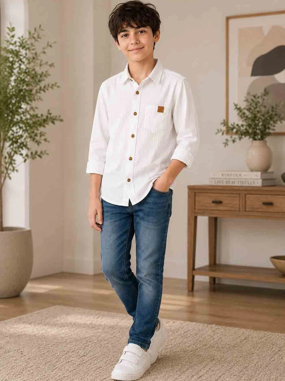 Parasense Boys Relaxed Casual Shirt