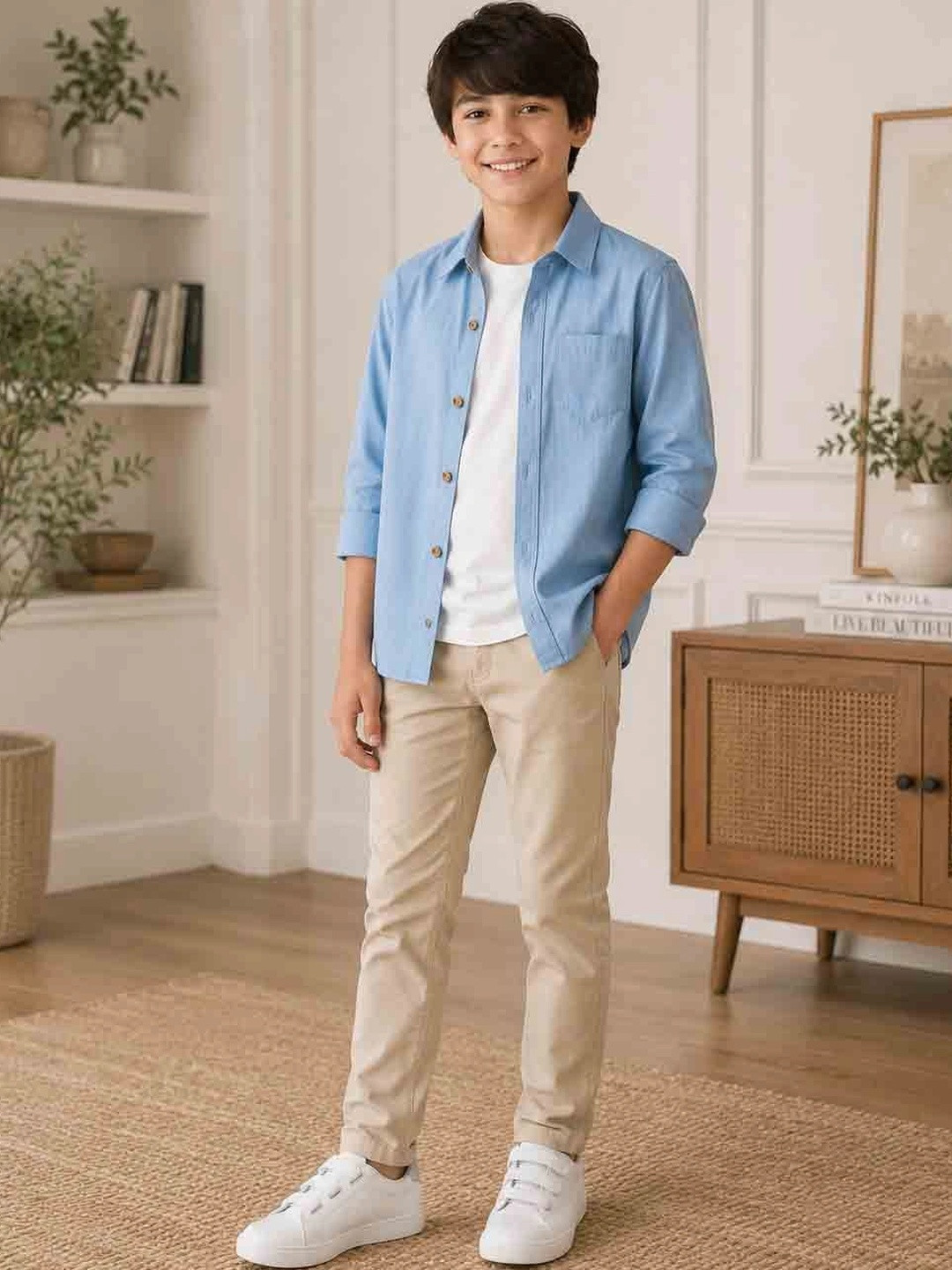 Parasense Boys Relaxed Casual Shirt
