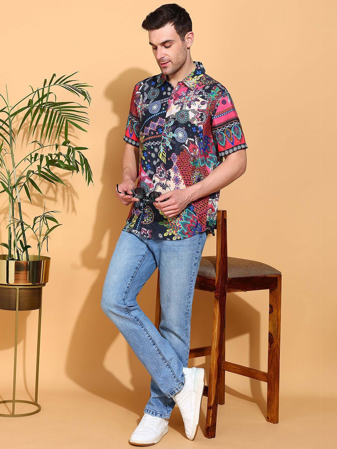 IKRASS Men Printed Casual Shirt