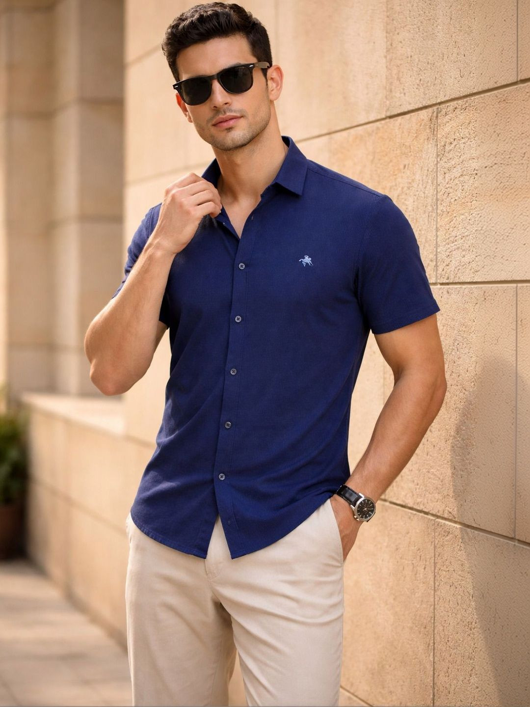 Parcel Yard Men Modern Casual Shirt