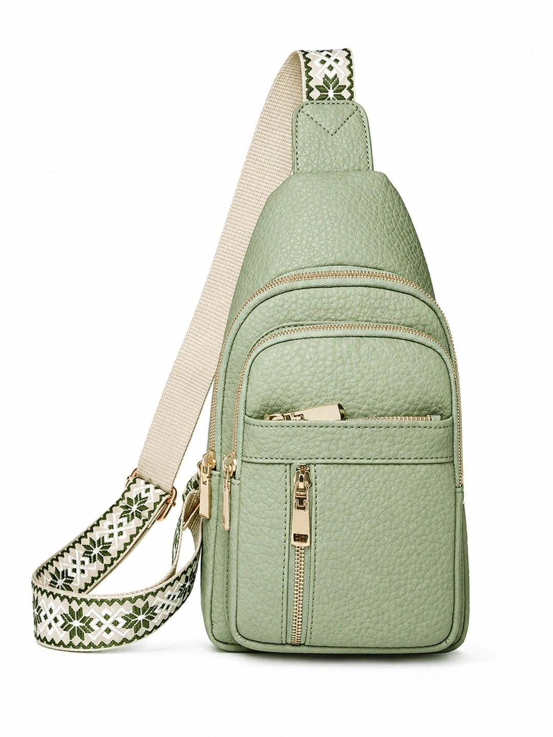 MustHome Textured PU Sling Bag