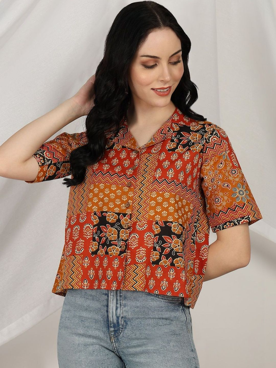 IKRASS Print Cotton Top