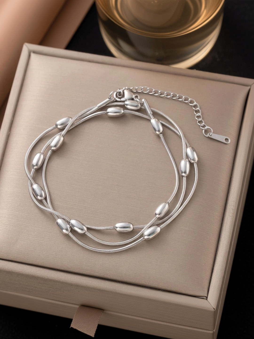 MYKI Stainless Steel Wraparound Bracelet