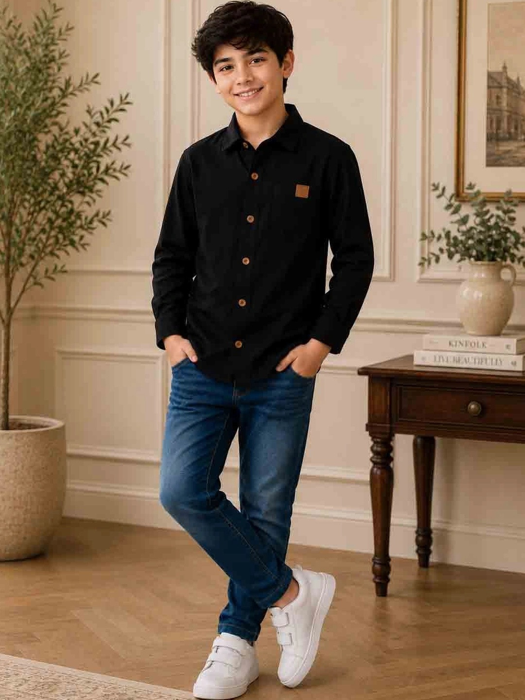 Parasense Boys Relaxed Casual Shirt