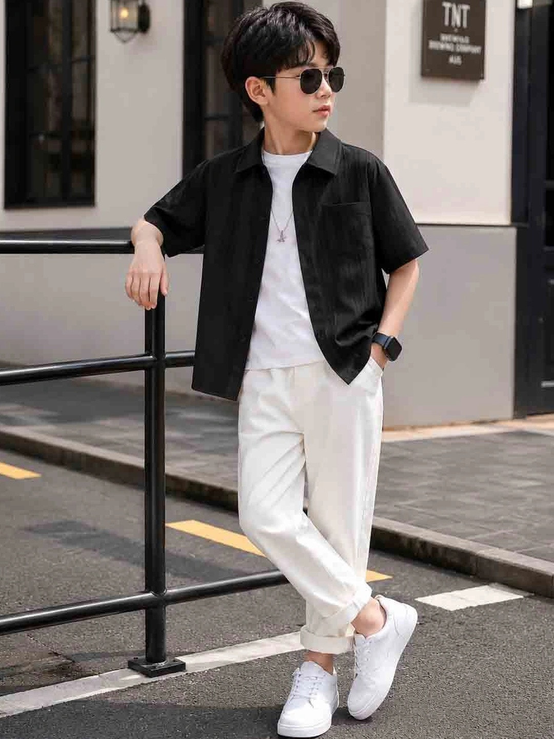 Parasense Boys Relaxed Casual Shirt