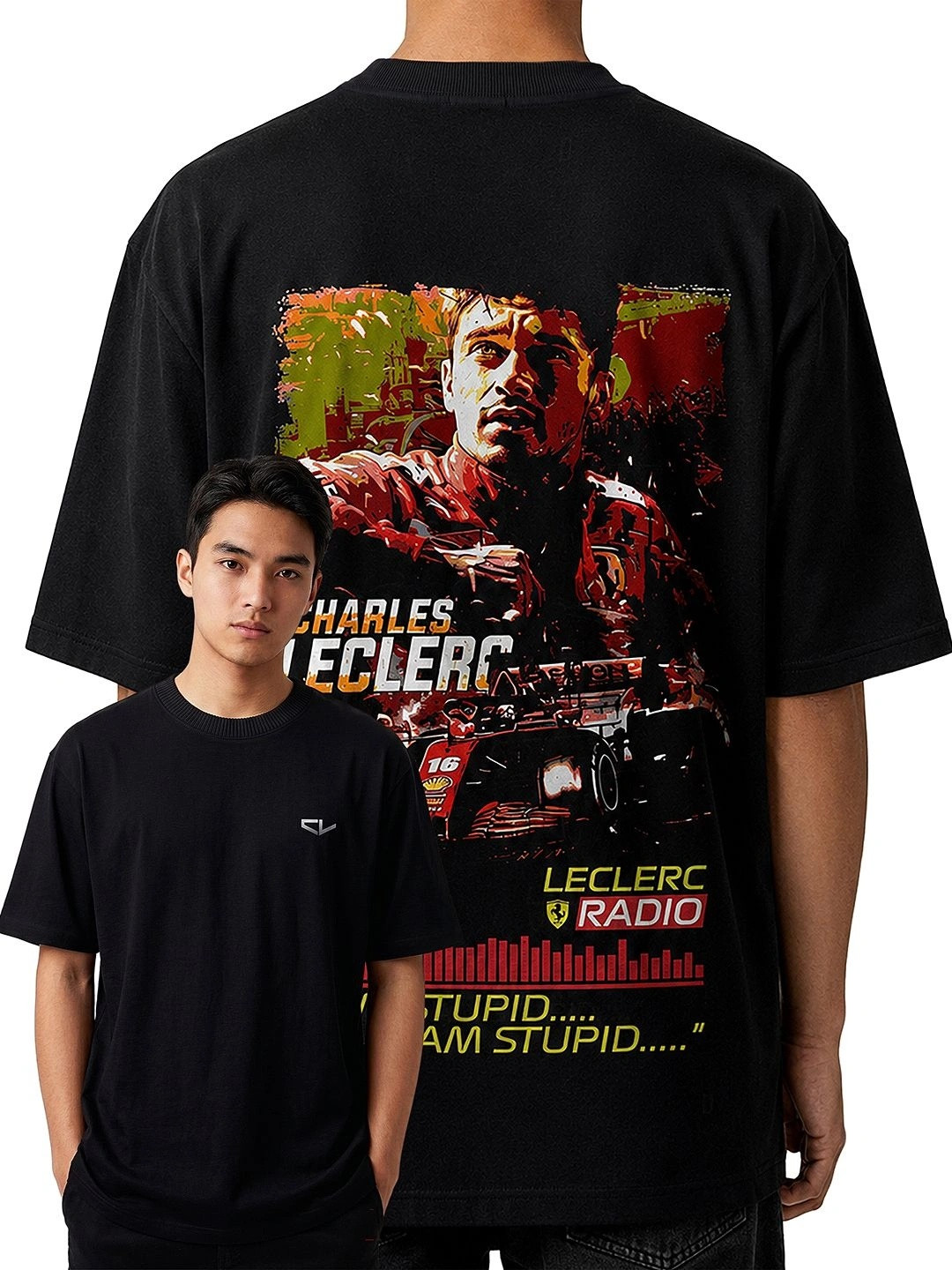 Callibr15 Men Scuderia Ferrari Formula 1 Printed T-shirt