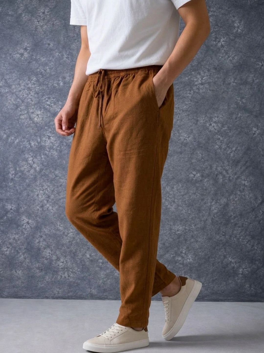 R.Code by The Roadster Life Co. Men Cotton Trousers