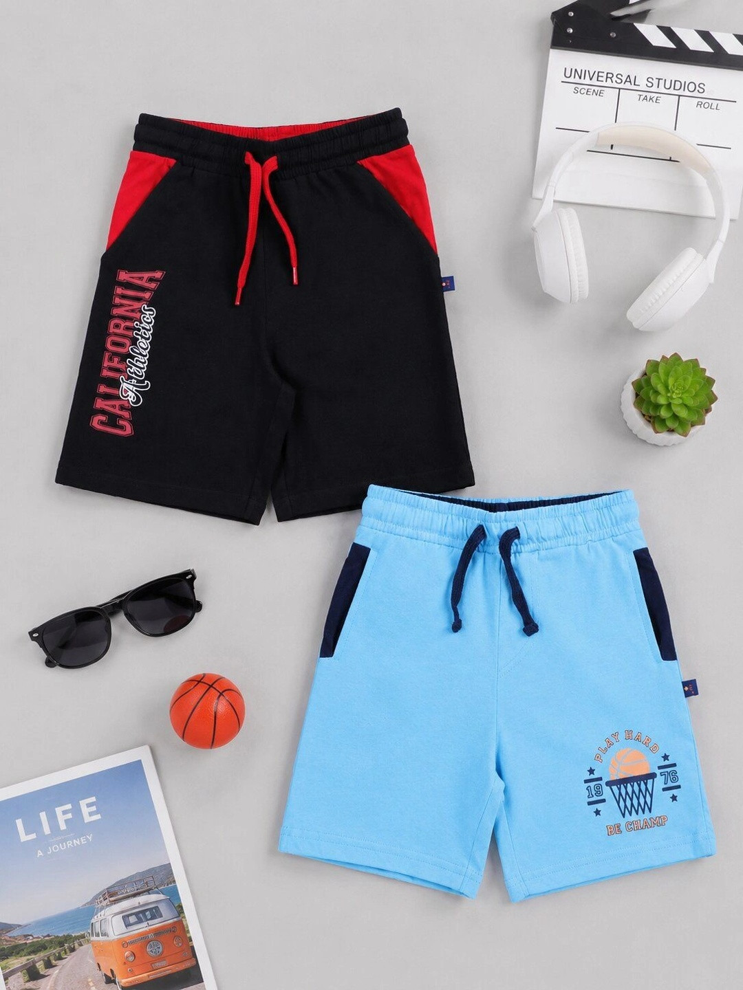 3PIN Boys Colourblocked Shorts