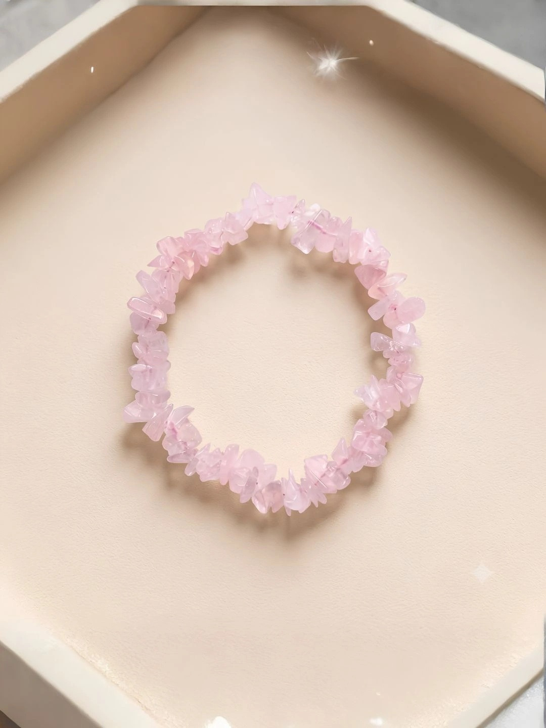 Shubhanjali Crystal Stone Studded Elasticated Bracelet