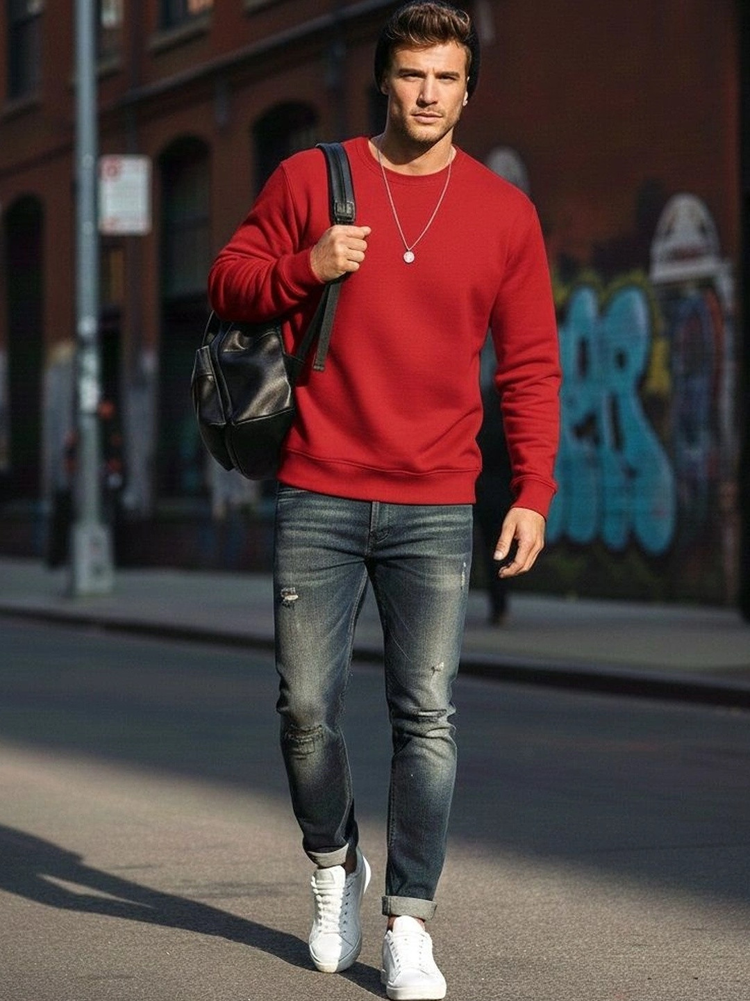 MIRAVUE Men Sweatshirt