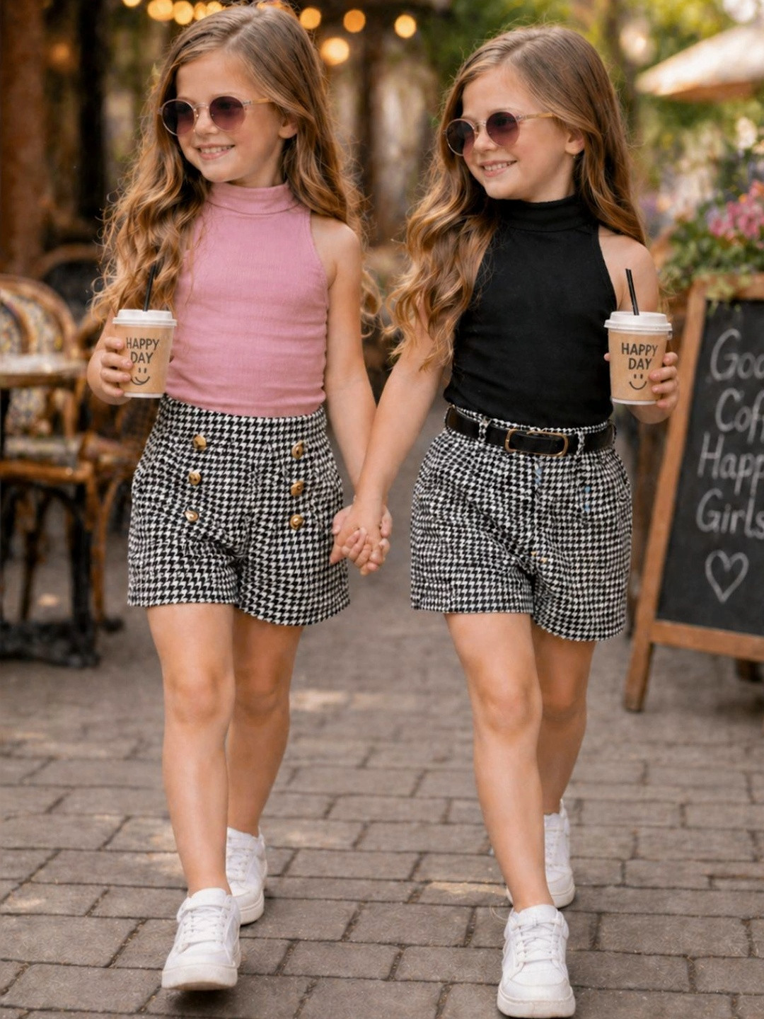 Ninas Girls Top with Shorts