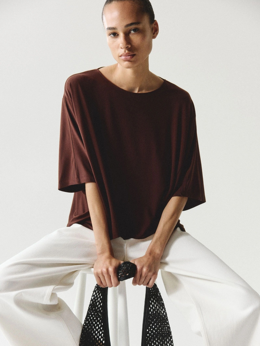 H&M Batwing Sleeve Boxy Top