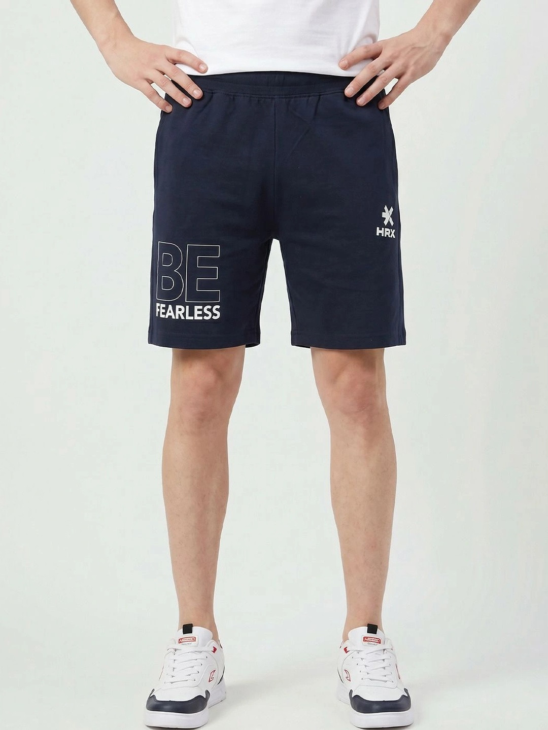 HRX by Hrithik Roshan Men Typography Printed Training or Gym Shorts