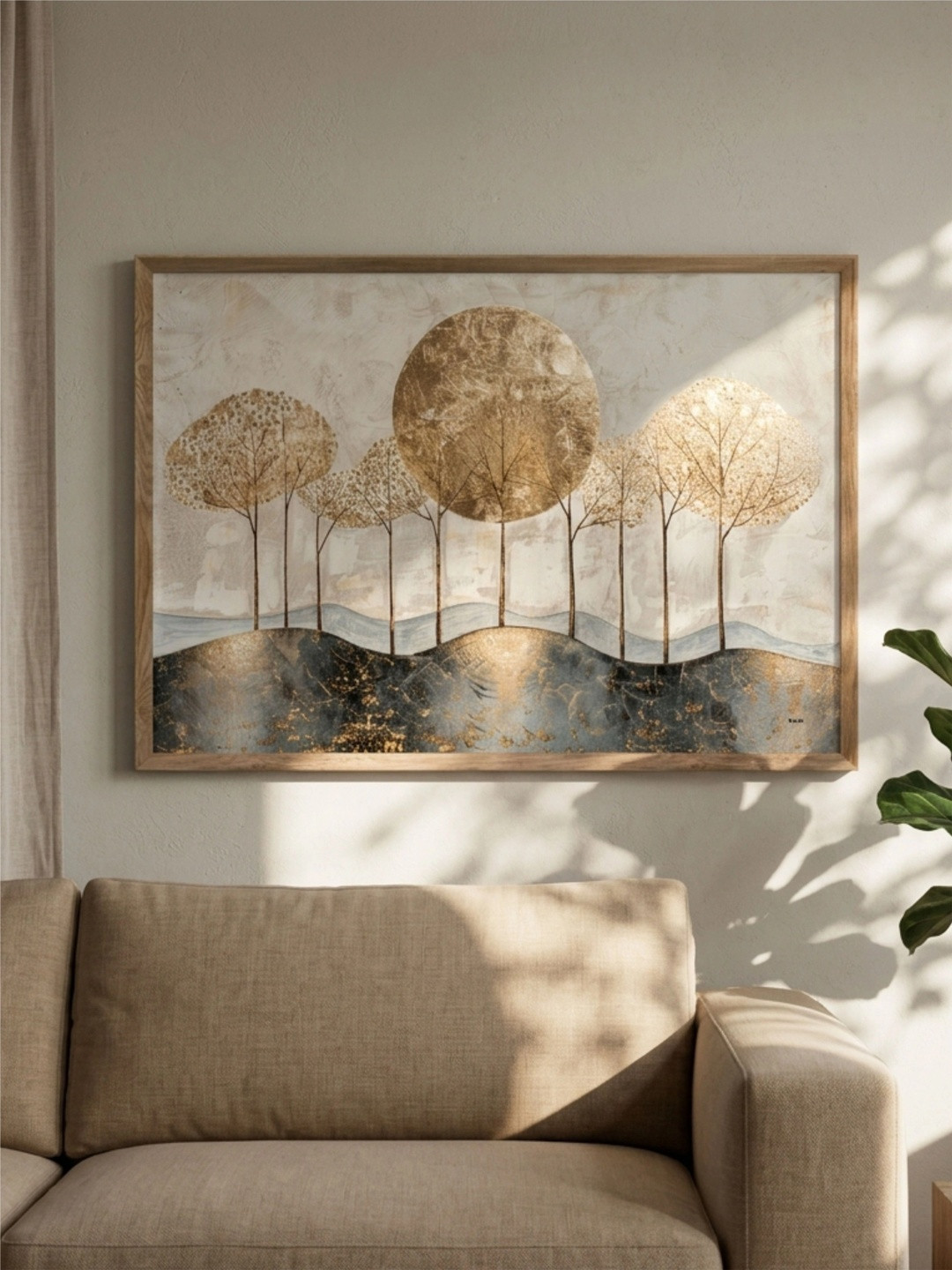 Myntra Elegant Homes Multicoloured MDF Other Wall Paintings