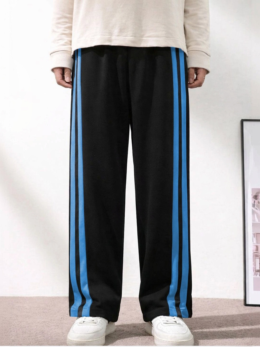 culish Men Regular Fit Colourblocked Rapid-Dry Training Track Pants