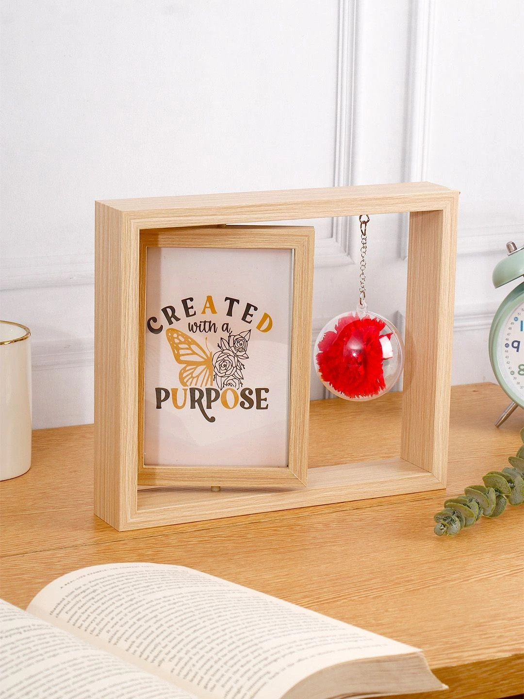 Archies Brown 1 Pieces Wood Table Photo Frames