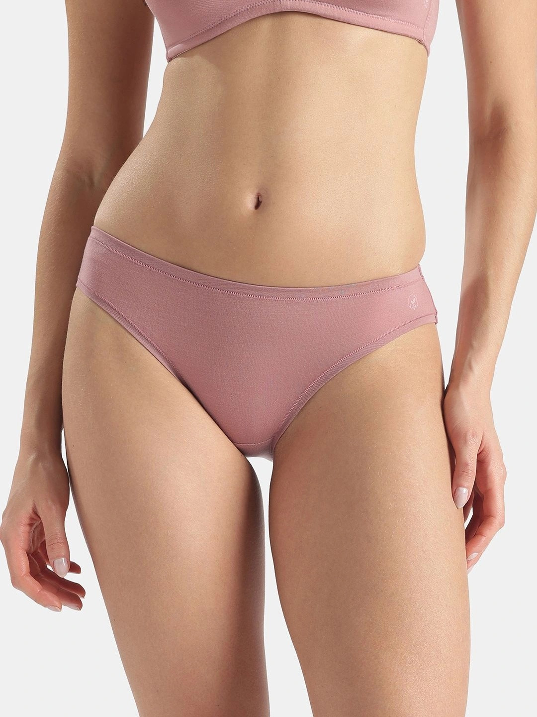 Jockey Medium Coverage Tencel Lyocell Mid Waist Bikini With StayFresh Treatment - JW01