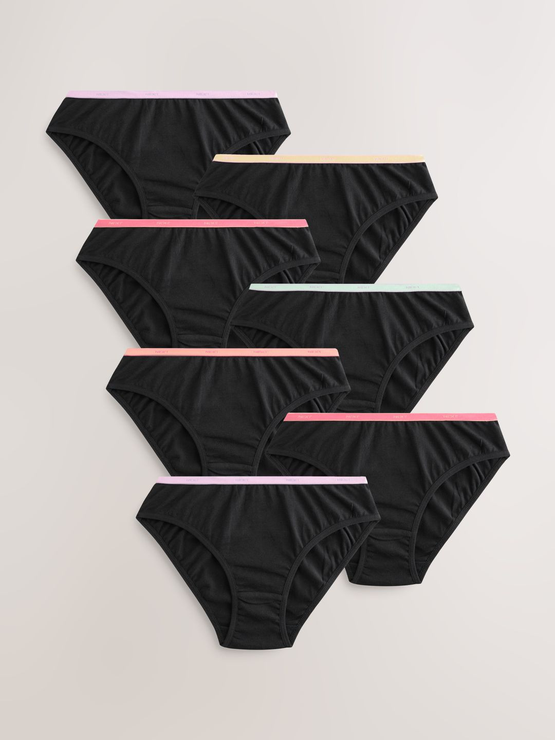 NEXT Girls Pack of 7 Cotton Briefs