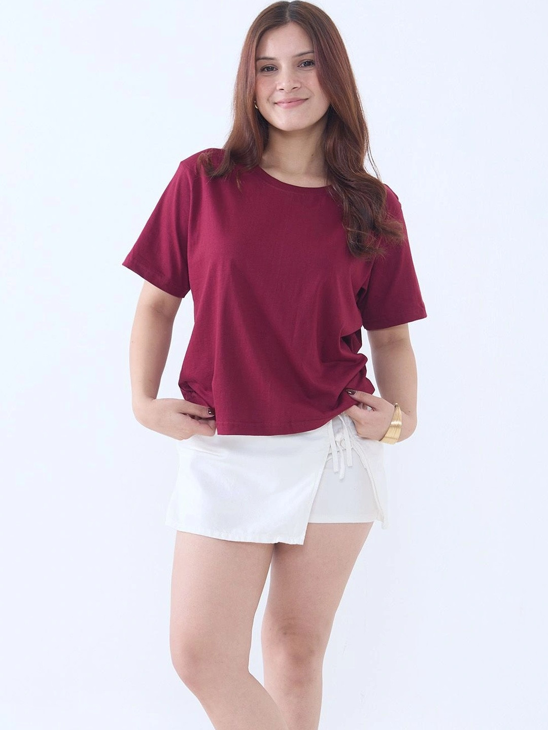 DKY Women Boxy T-shirt