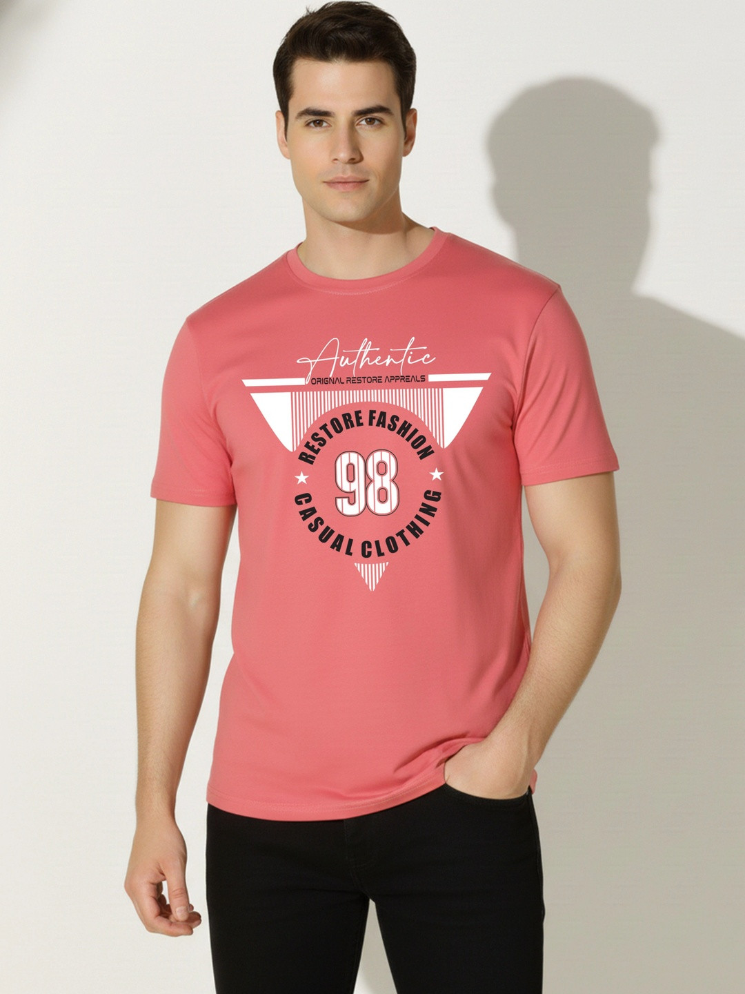 SKY HARBOAR Men Typography Printed T-shirt