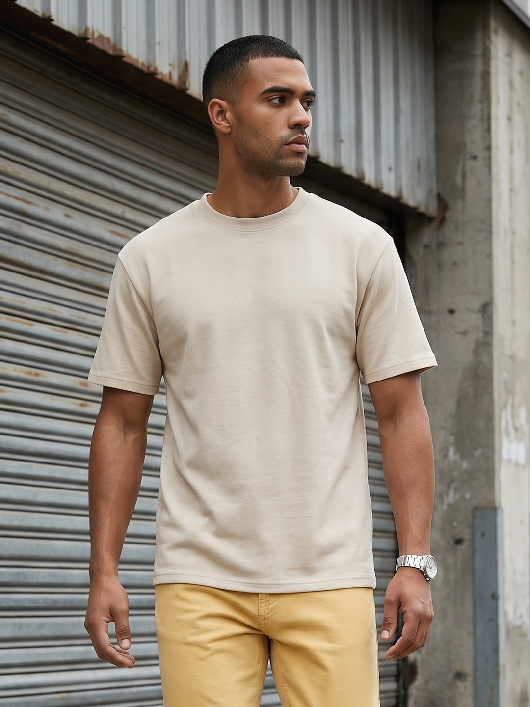 The Roadster Lifestyle Co Men Clean Look Straight Fit Jeans