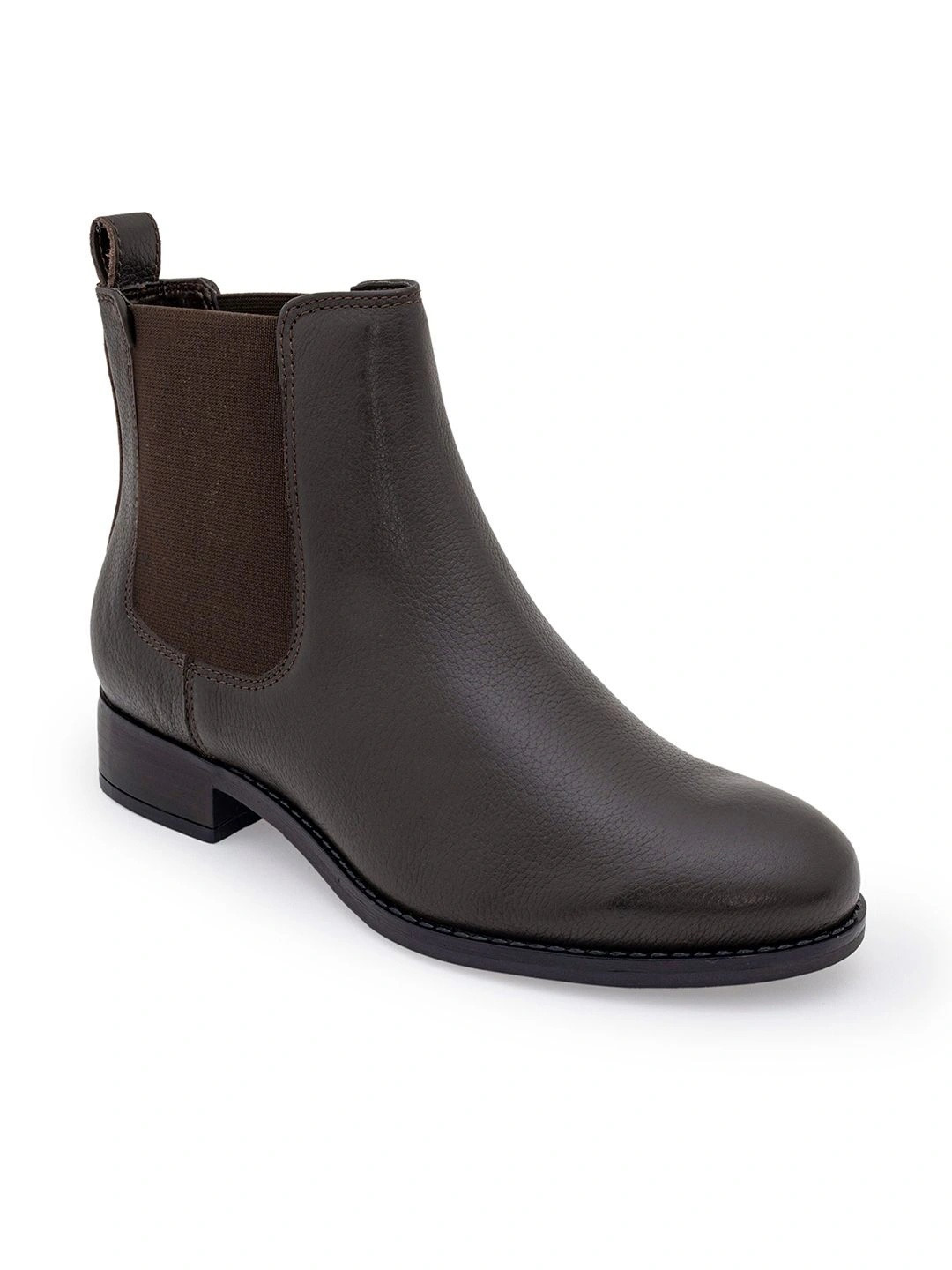 Red Tape Women Round Toe Slip-On Chelsea Boots (Red) - Image 1