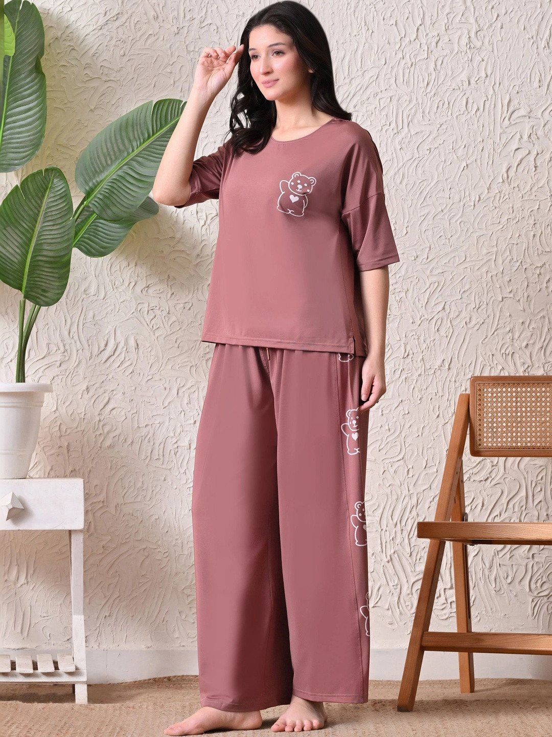 Lenissa Women Printed Night suit