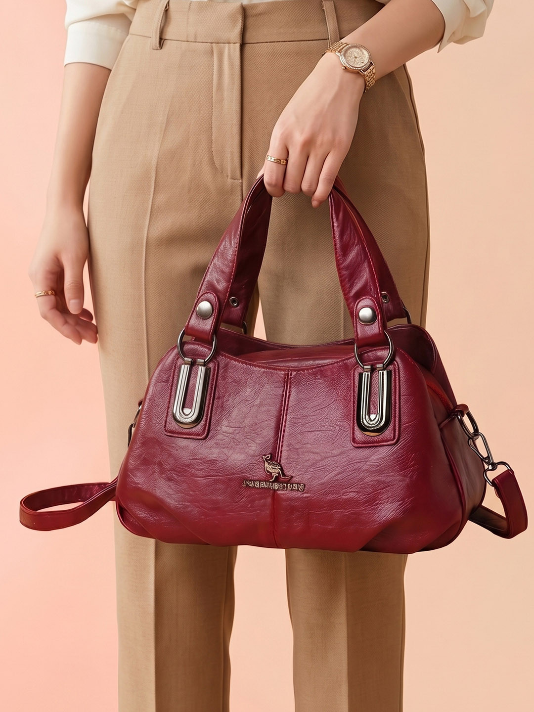 CORSICA PU Structured Sling Bag